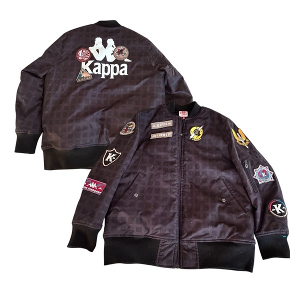 Kappa Other - Kappa Men's Authentic Alexander Bomber Jacket Size M Black